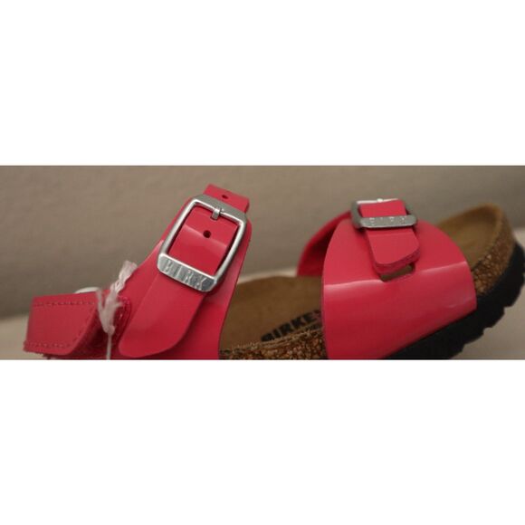 Birkenstock Kids 1029517 Girl's EUR 25 US 7 Patent Fuchsia Tulip Rio AS Sandals - Picture 8 of 16